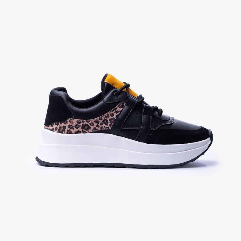 NEBULA - Zapatilla Thani - Negro Print 2