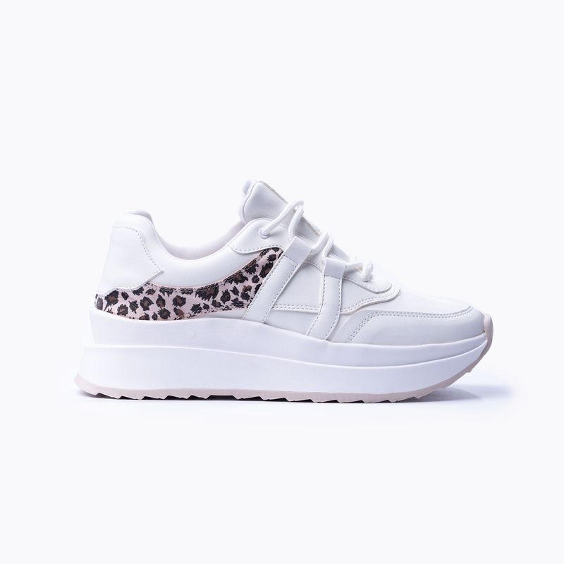 NEBULA - Zapatilla Thani - Blanco Print