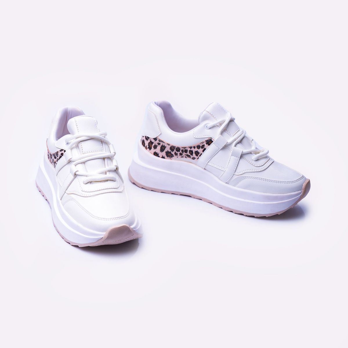 NEBULA - Zapatilla Thani - Blanco Print