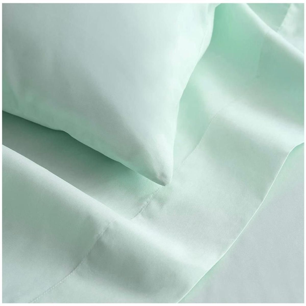 TEFI HOME - Juego de sábanas Verde Agua 2 PLAZAS