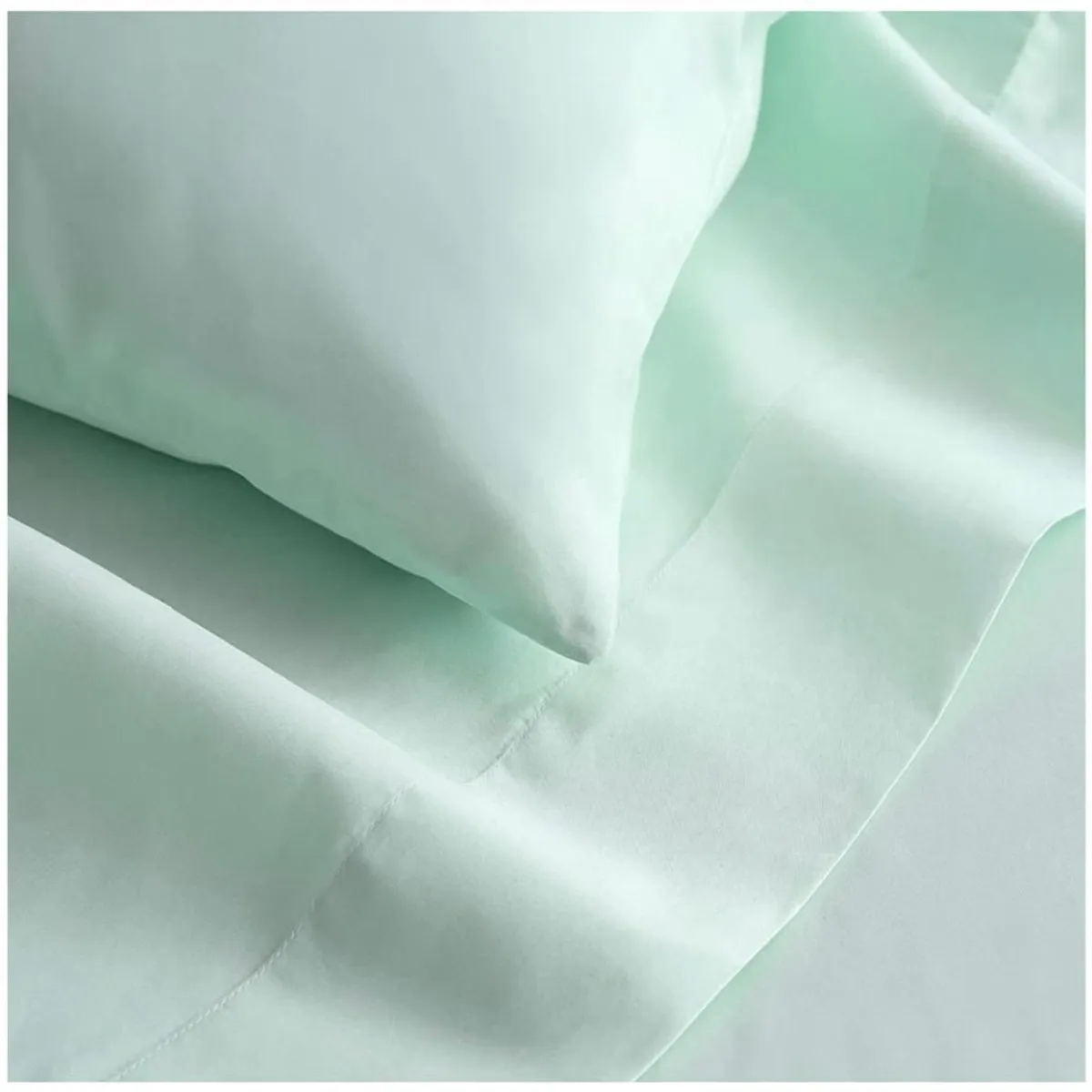 TEFI HOME - Juego de sábanas Verde agua KING