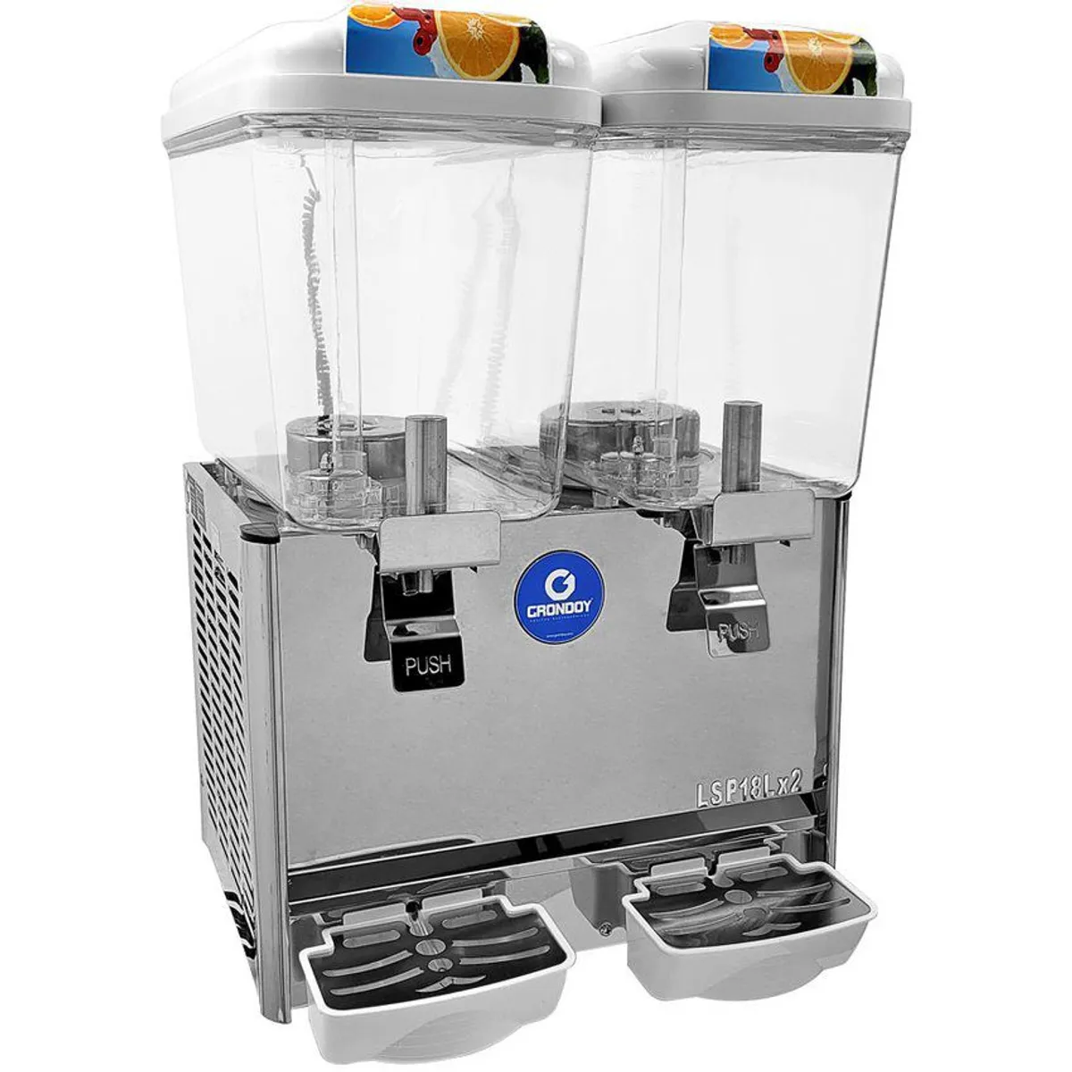 GRONDOY - Dispensador Profesional de Bebidas GRONDOY 2×18 L  Serie Compact Pro