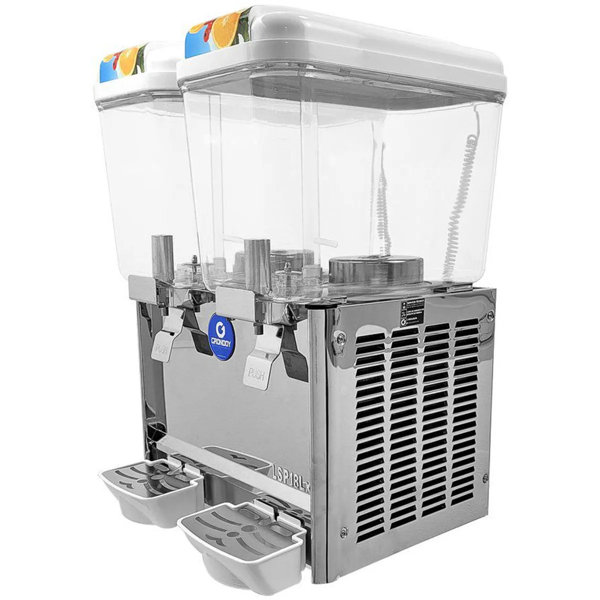 GRONDOY - Dispensador Profesional de Bebidas GRONDOY 2×18 L  Serie Compact Pro