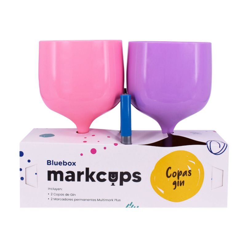 BLUE BOX - Markcups - Gin - Rosado y Lila