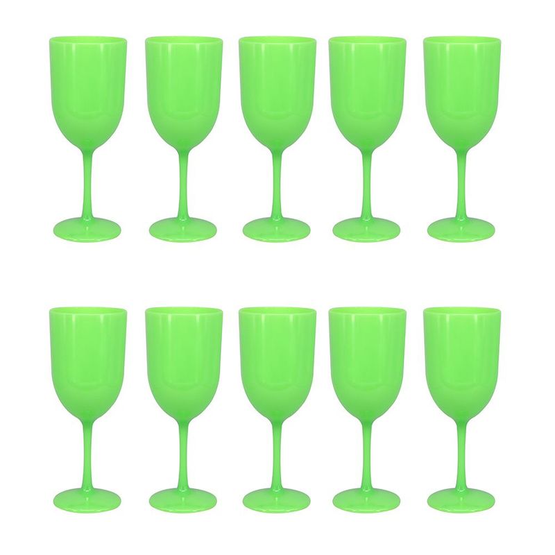 BLUE BOX - COPAS PLAYA 16 OZ X10 - VERDE NEÓN