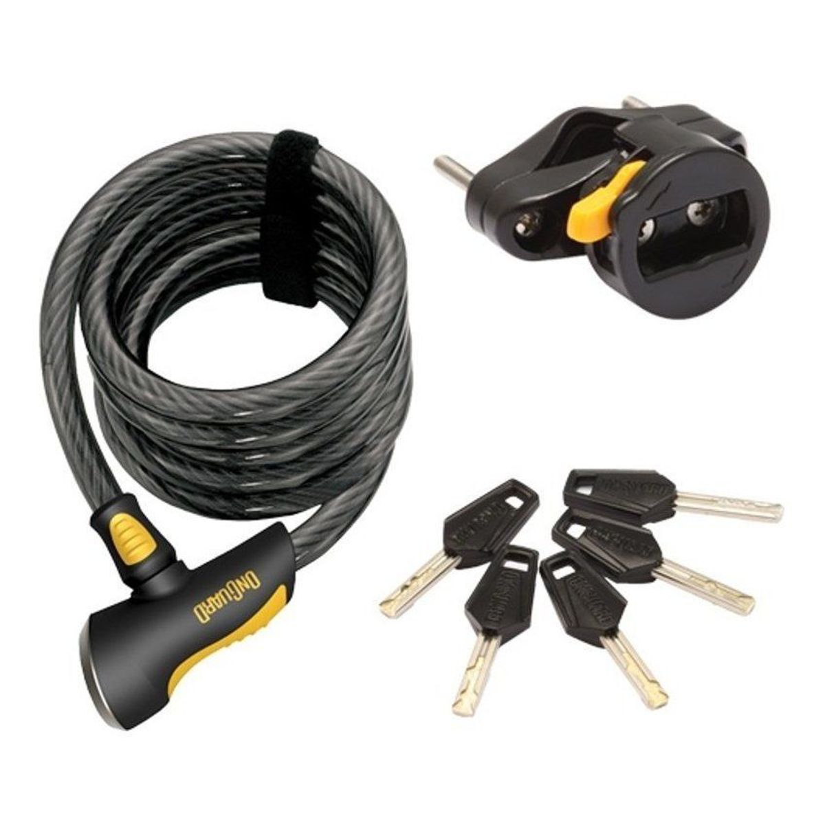 ONGUARD - Cable OnGuard Doberman 8028  185cm bicicleta, scooter o moto