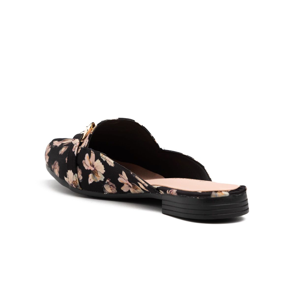 NEBULA - Sandalia Zurich - Negro Floreado