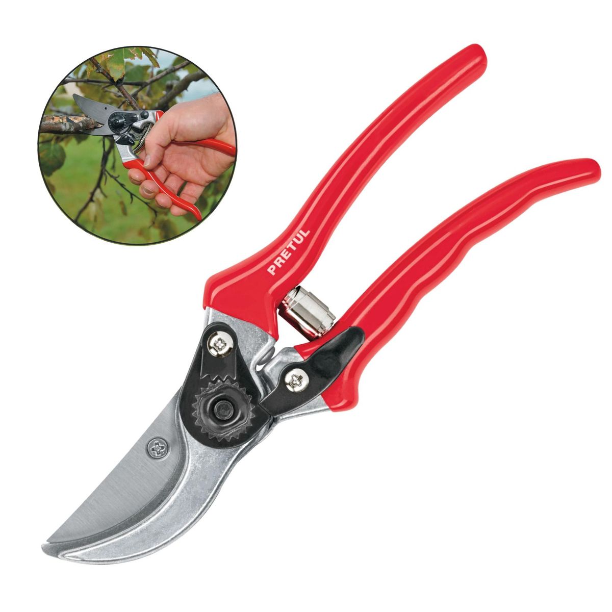 PRETUL - Tijera para poda 8 cuchilla de paso Pretul