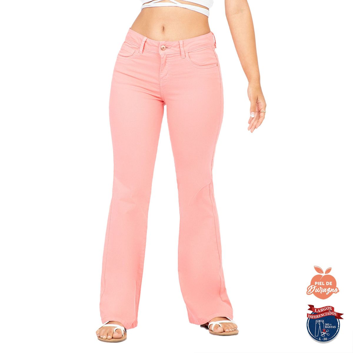 COTTON'S JEANS - PANTALÓN CAMPANA COTTONS JEANS LUCIANA LARGO 30