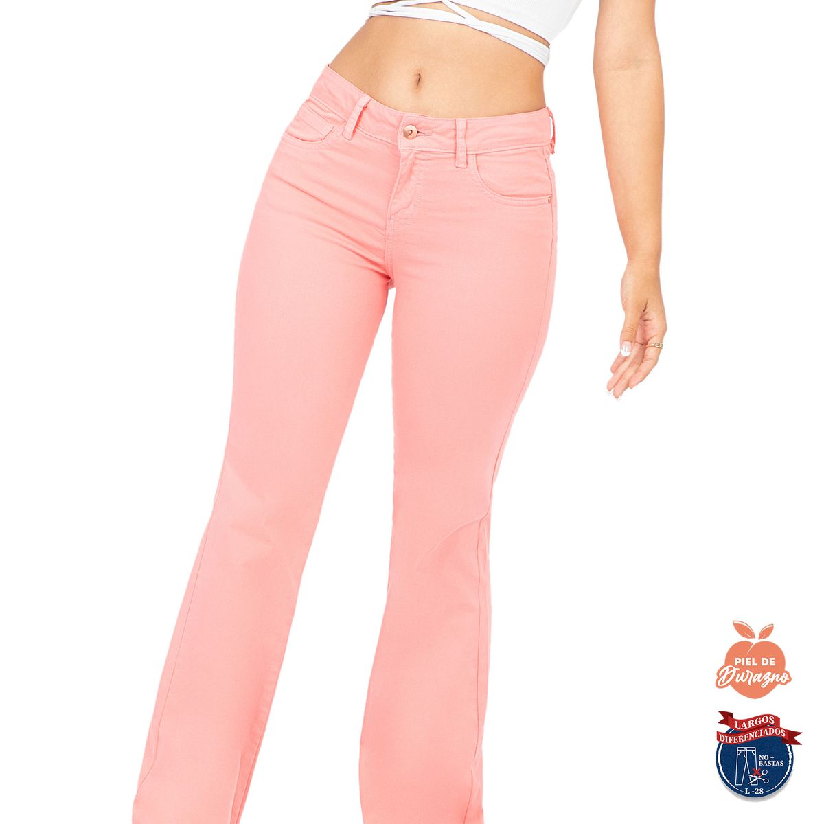 COTTON'S JEANS - PANTALÓN CAMPANA COTTONS JEANS LUCIANA LARGO 28