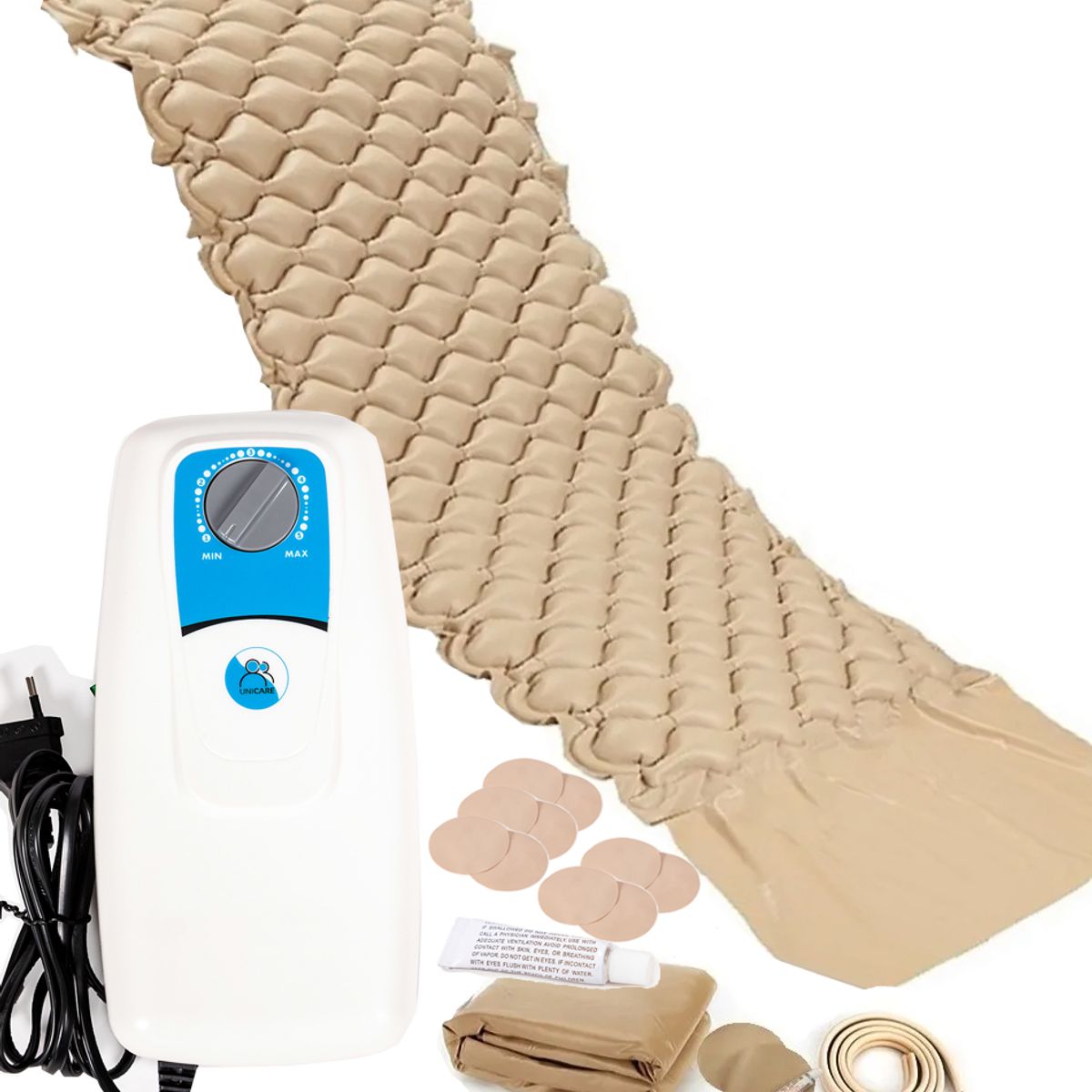 GENERICO - Colchón Antiescaras de Presión Alterna Inc Accesorios