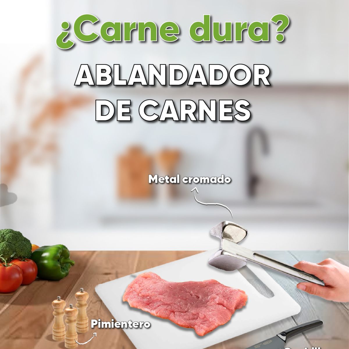 PRESS - Ablandador de Carne Línea Classic -  PRESS