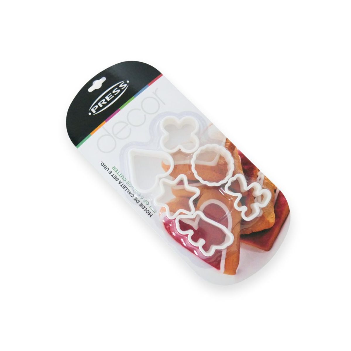 PRESS - Molde de Galletas Set 6 und. Línea Classic - PRESS