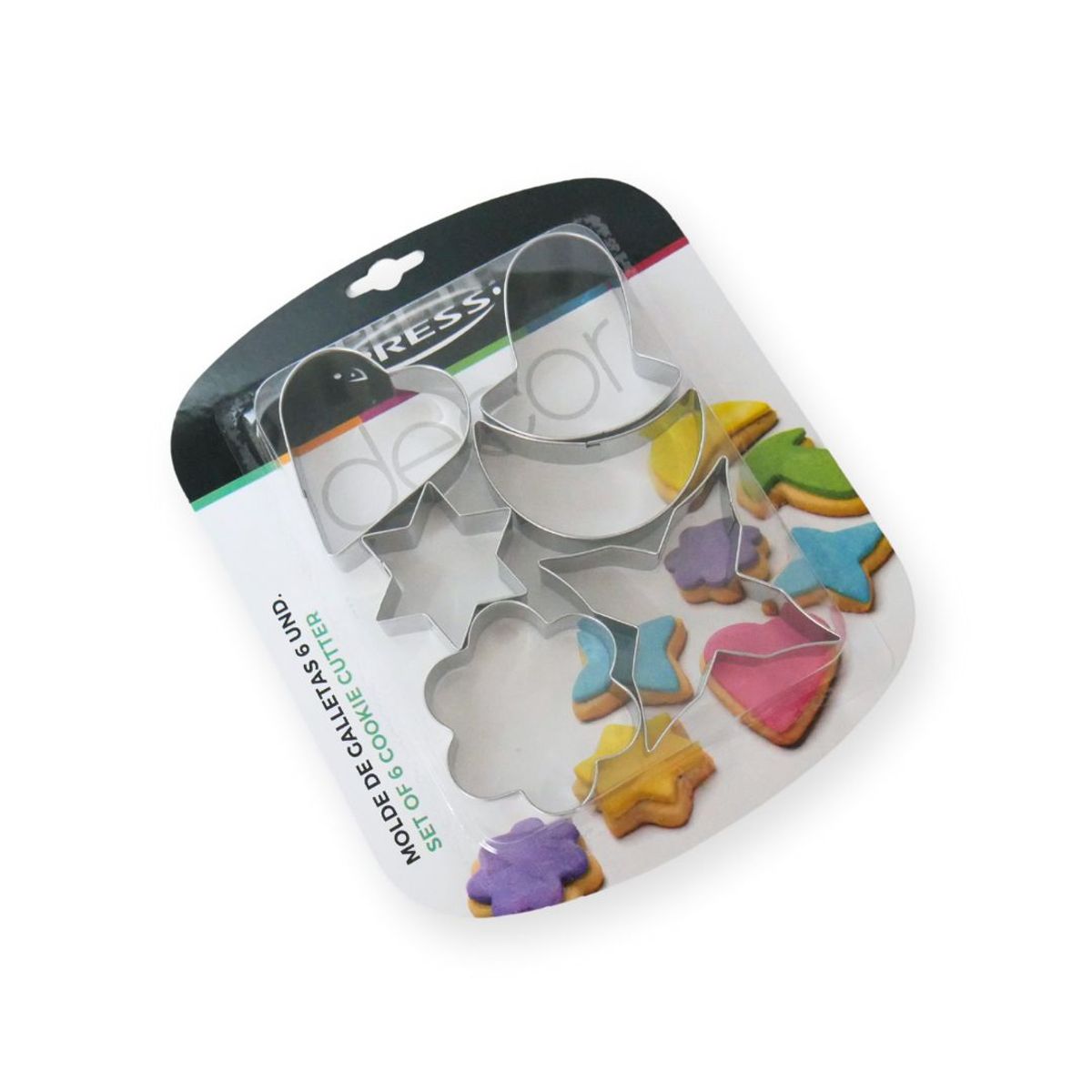 PRESS - Molde de Galletas Set 6 und. Línea Classic - PRESS