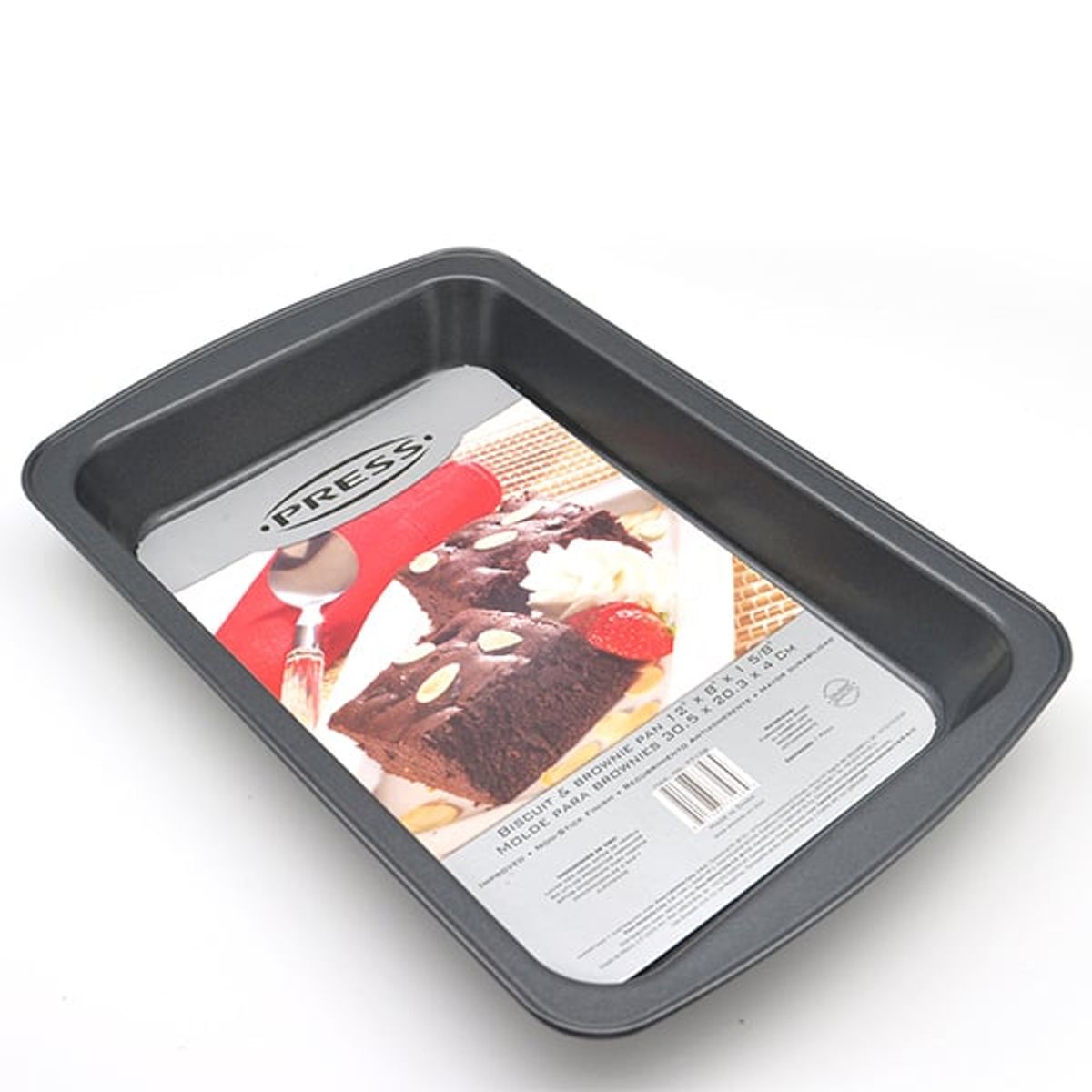 PRESS - Molde para Brownies 30.5 x 20.3 x 4 cm Línea Antiadher. - PRESS