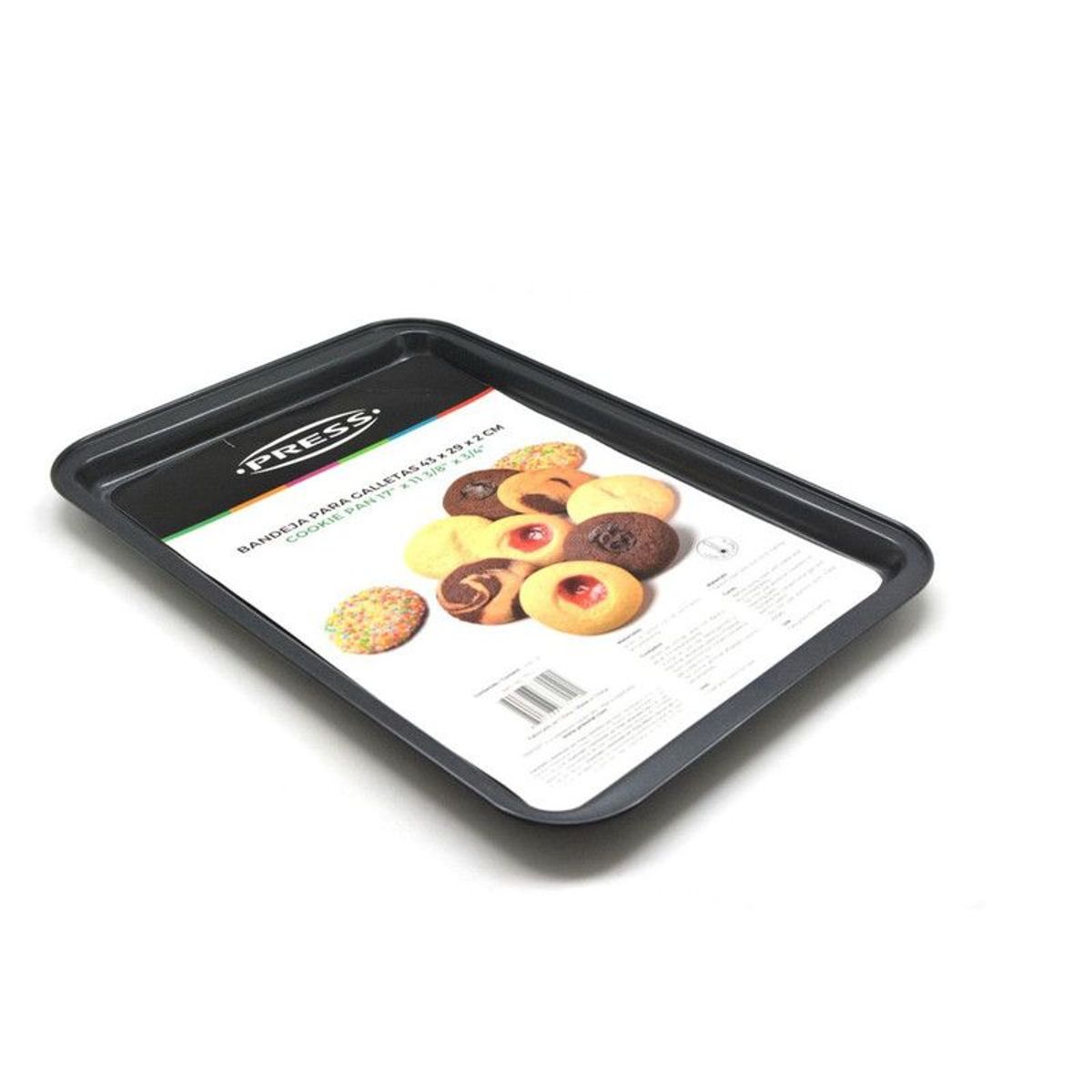 PRESS - Bandeja para Galletas 43 x 29 x 2 cm Línea Antiadher. - PRESS