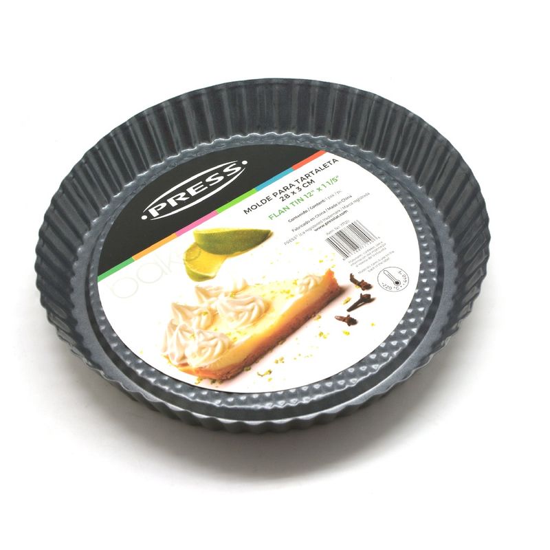 PRESS - Molde para Tartaleta 28 x 3 cm Línea Antiadher. - PRESS