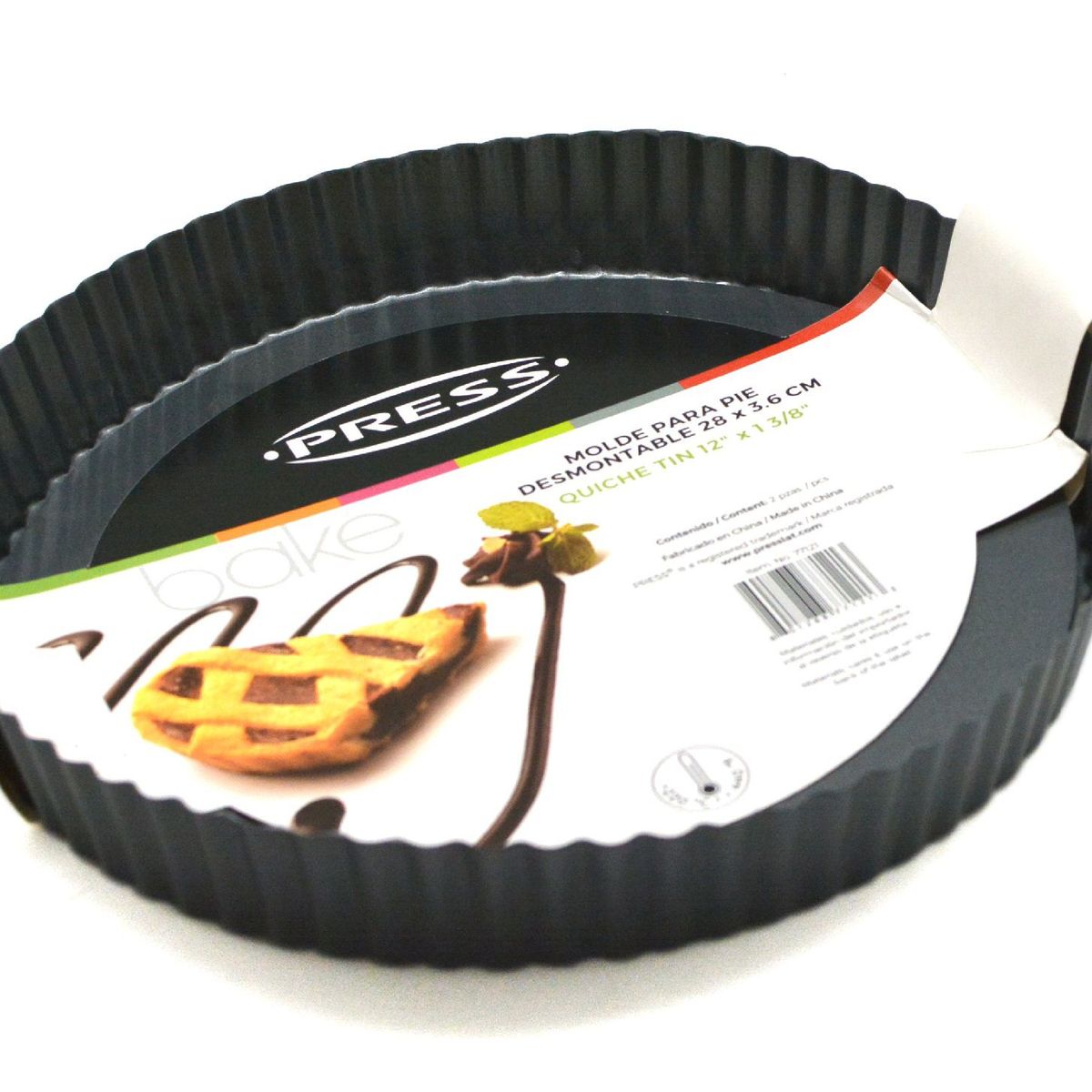 PRESS - Molde para Pie Desmontable 28 x 3.6 cm Línea Antiadher. - PRESS