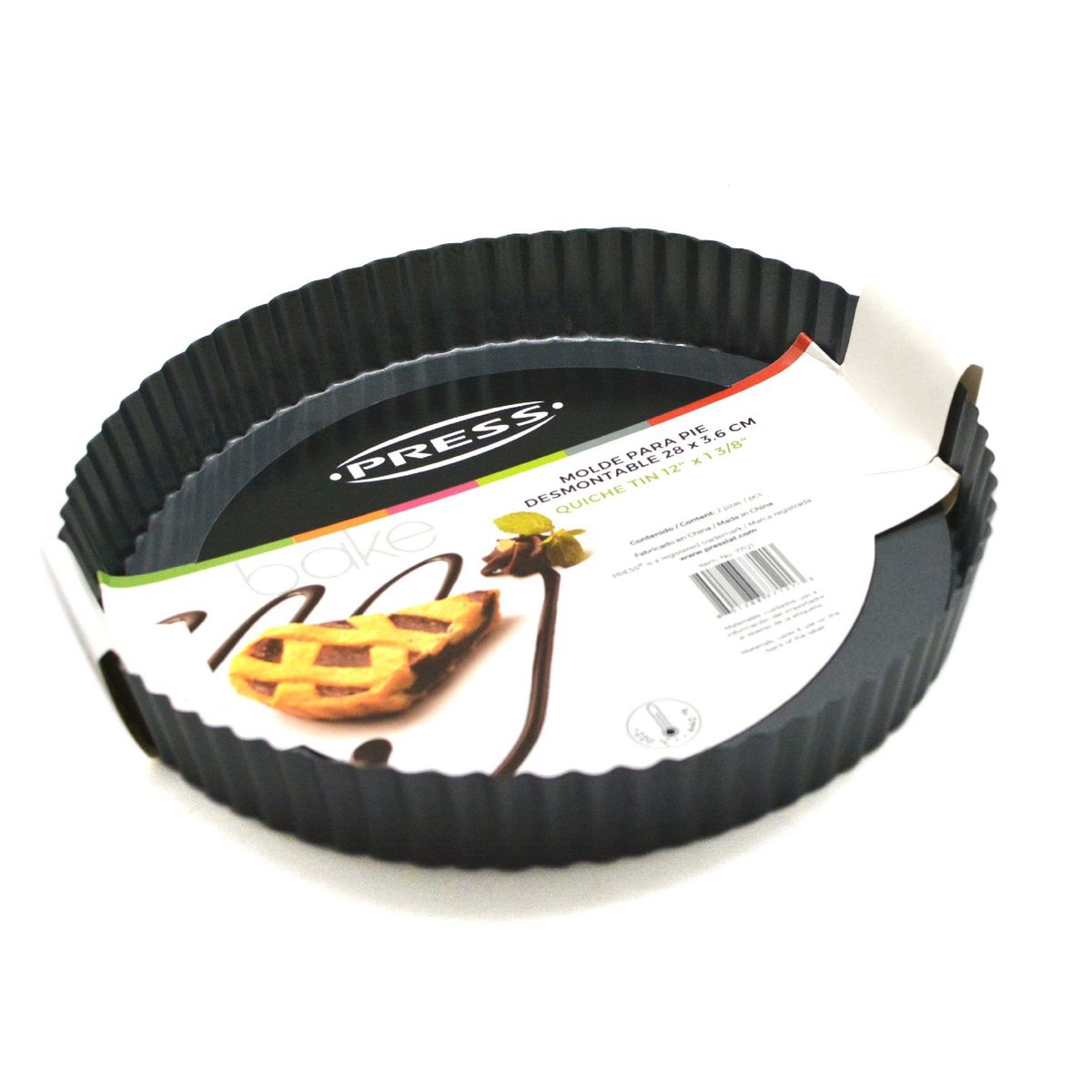 PRESS - Molde para Pie Desmontable 28 x 3.6 cm Línea Antiadher. - PRESS