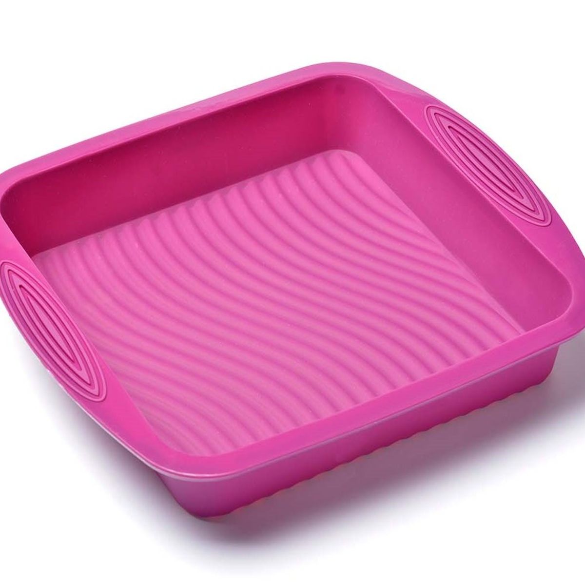 PRESS - Molde de Silicona Cuadrado 21cmx 5cm Morado Línea Silicona - PRESS