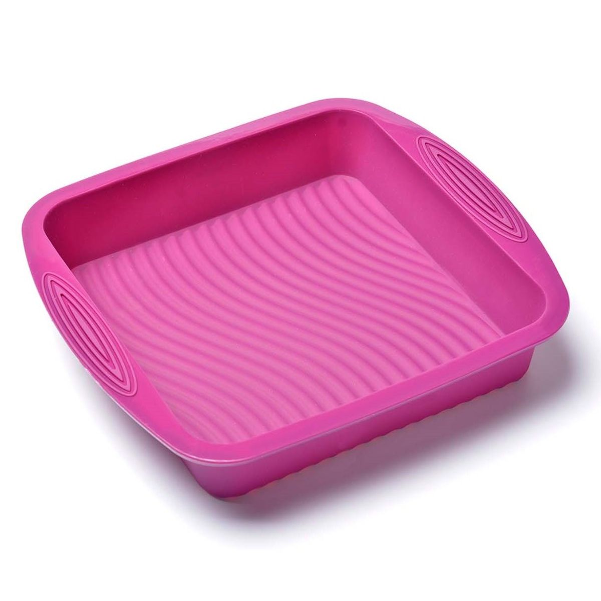 PRESS - Molde de Silicona Cuadrado 21cmx 5cm Morado Línea Silicona - PRESS