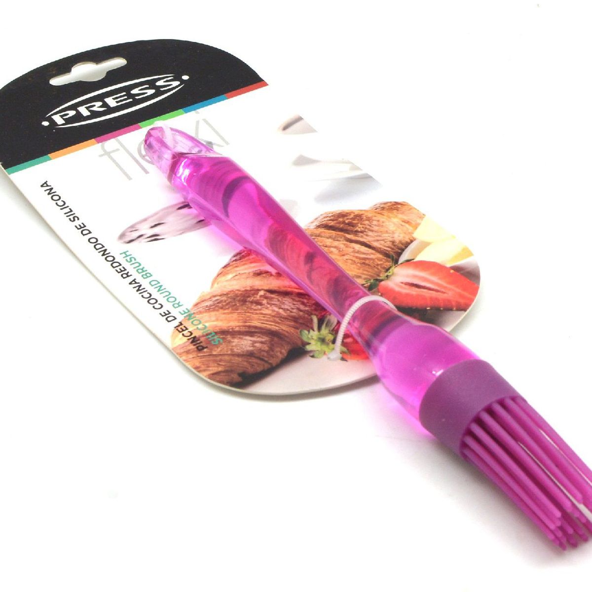 PRESS - Pincel de Cocina Redondo de Silicona Línea Silicona - PRESS