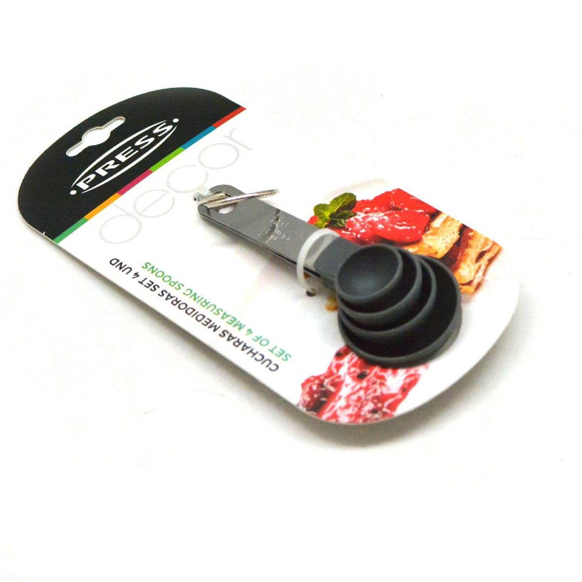 PRESS - Cucharas Medidoras Set 4 und. Inox. Línea Premium - PRESS