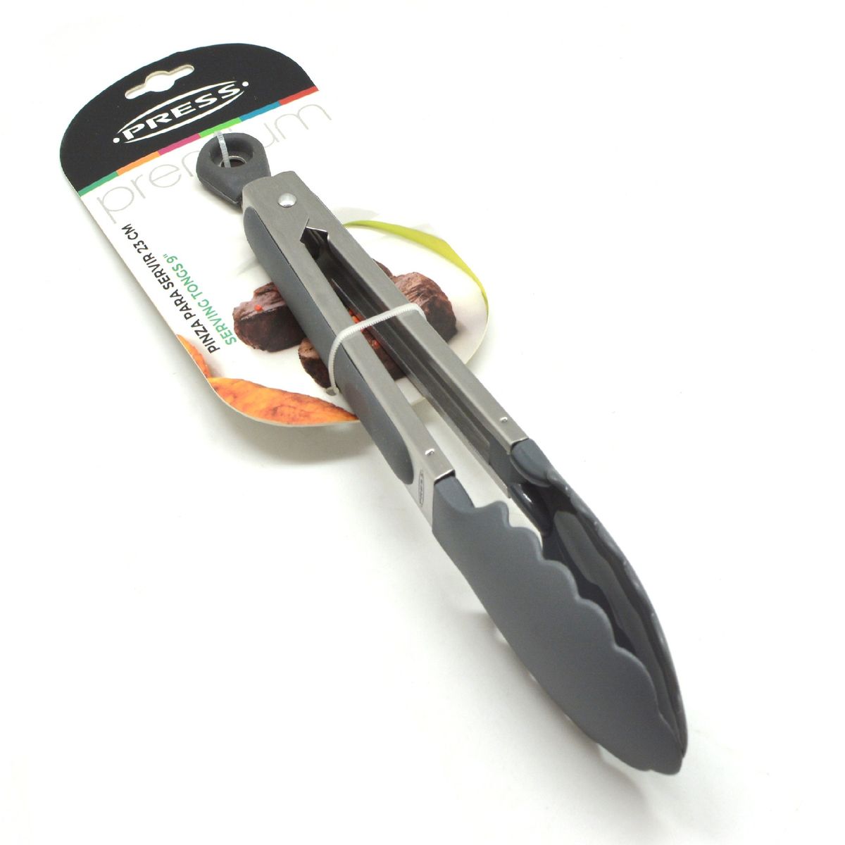 PRESS - Pinza para Servir de 23 cm con Puntas Antiresb. Línea Premium - PRESS