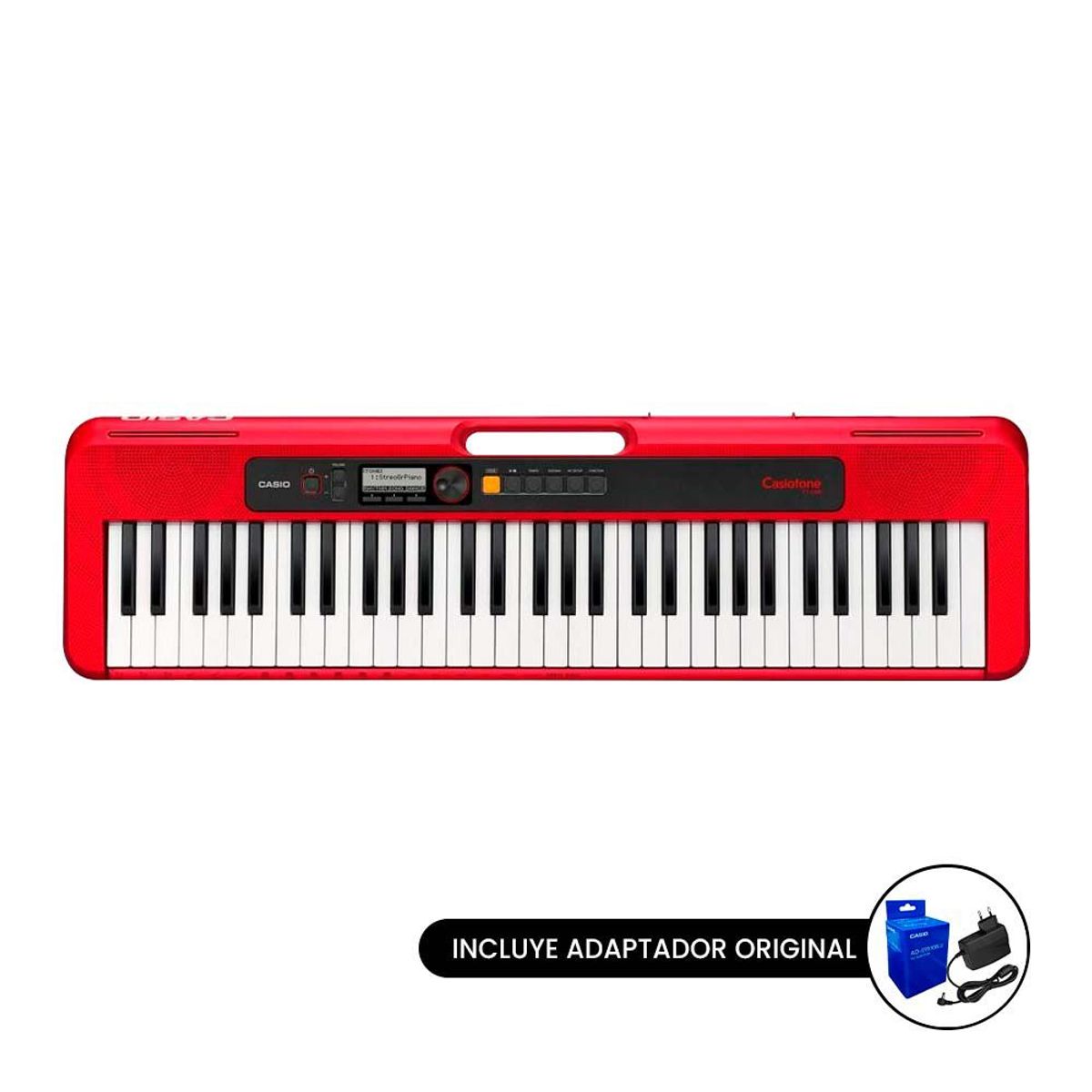 CASIO - Órgano Electrónico - CASIO - CT-S200RDC2-ADAP - Rojo