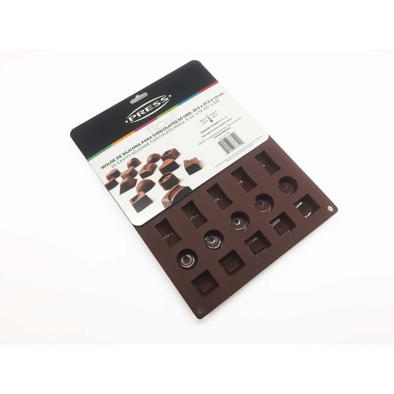 PRESS - Molde de Silicona 30 und 23.5 x 27.2 x 1.5 cm Línea Silicona - PRESS