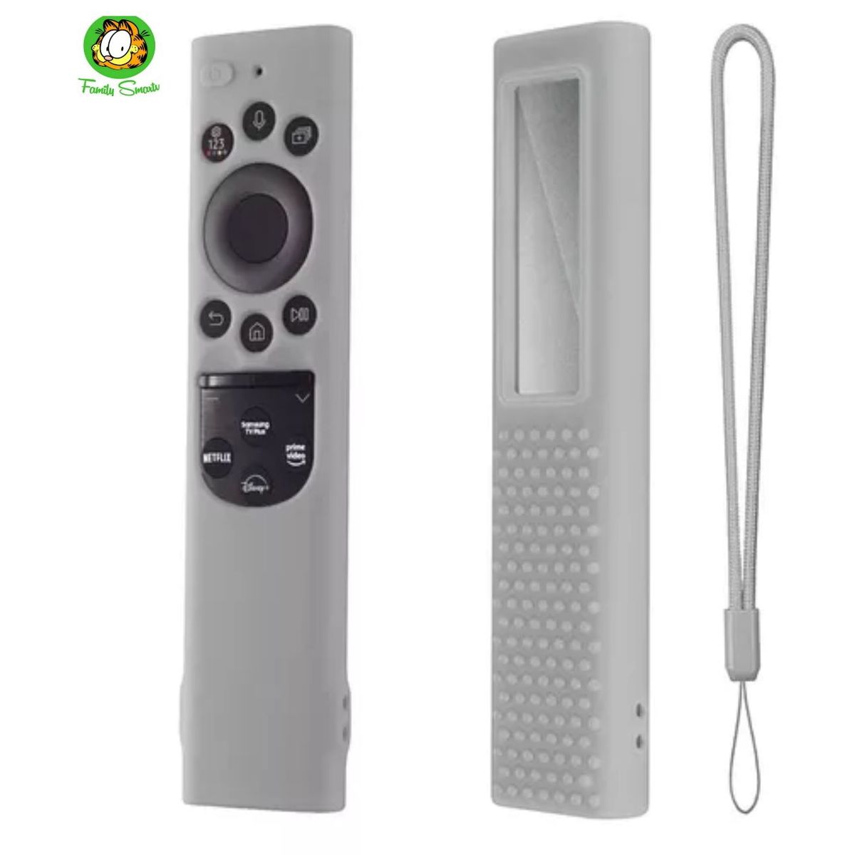 SAMSUNG - Funda Silicona para Control Samsung One Remote 2022 Solar - Plomo