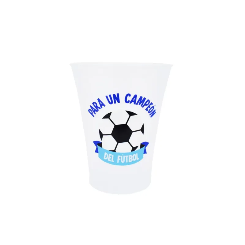 BLUE BOX - VASO KERO CORTO 12 ONZAS X6 PAPÁ CAMPEÓN DE FÚTBOL