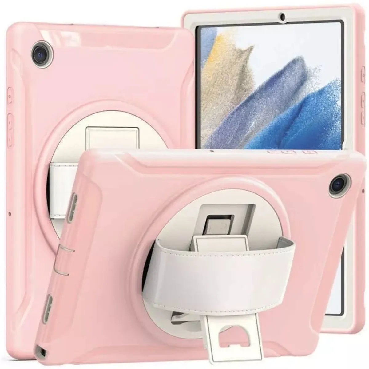 GENERICO - Funda Protector Armor para Tablet Samsung A8 10,5 SM-X200/X205 Rosado