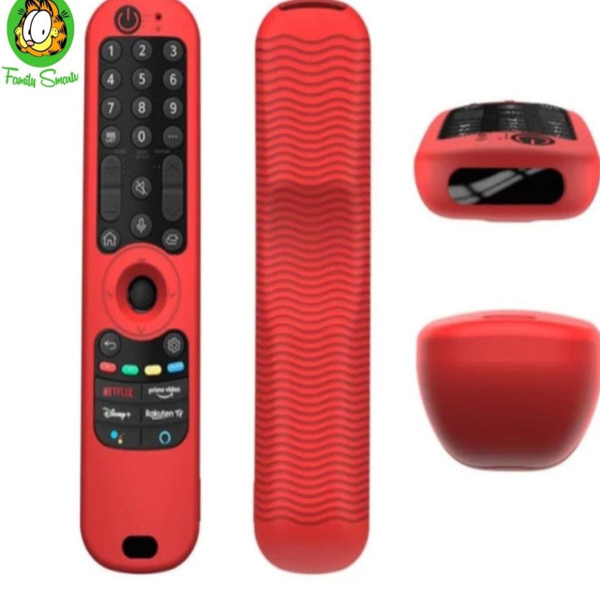 LG - Funda Forro Protector Control Magic LG Nueva Version Rojo