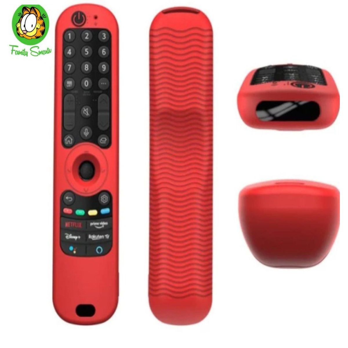 LG - Funda Forro Protector Control Magic LG Nueva Version Rojo