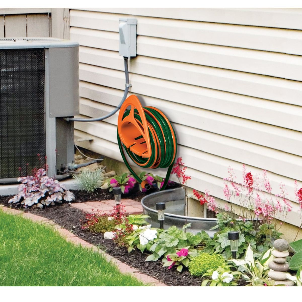 TRUPER - Combo manguera de riego 15m y portamanguera