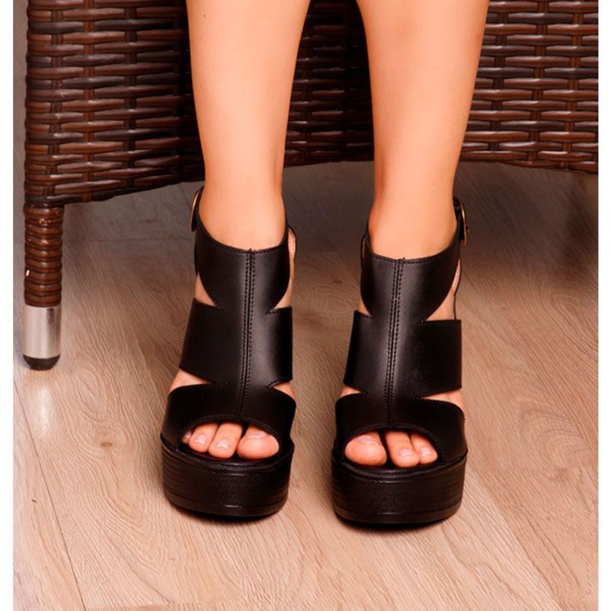 NEBULA - Sandalia Pamiers - Negro