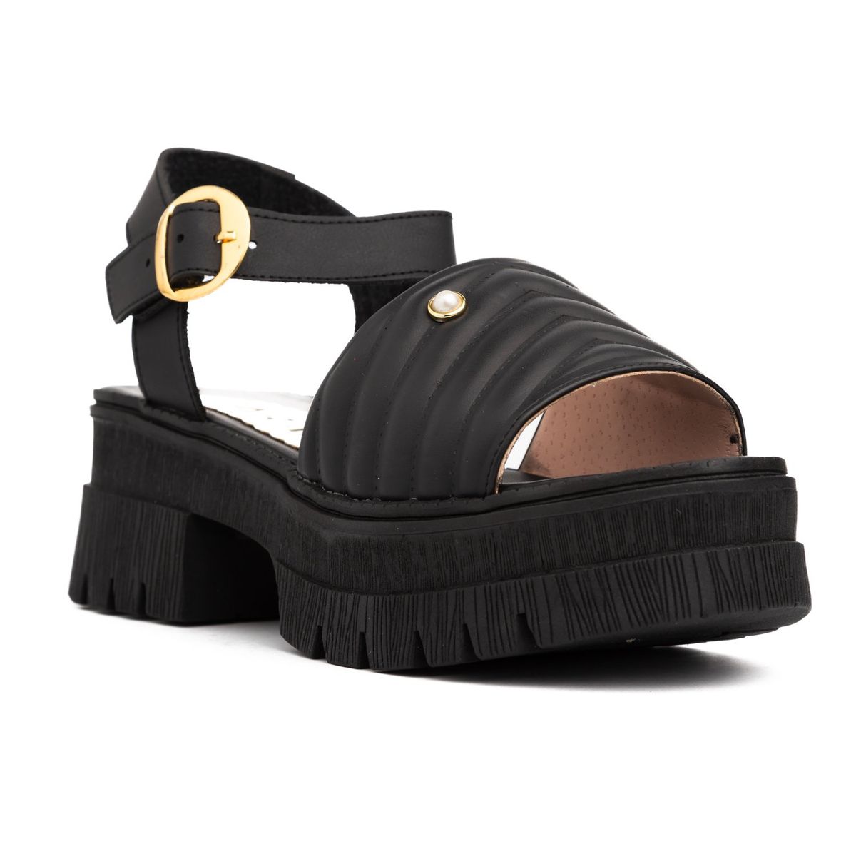 NEBULA - Sandalia Belley - Negro