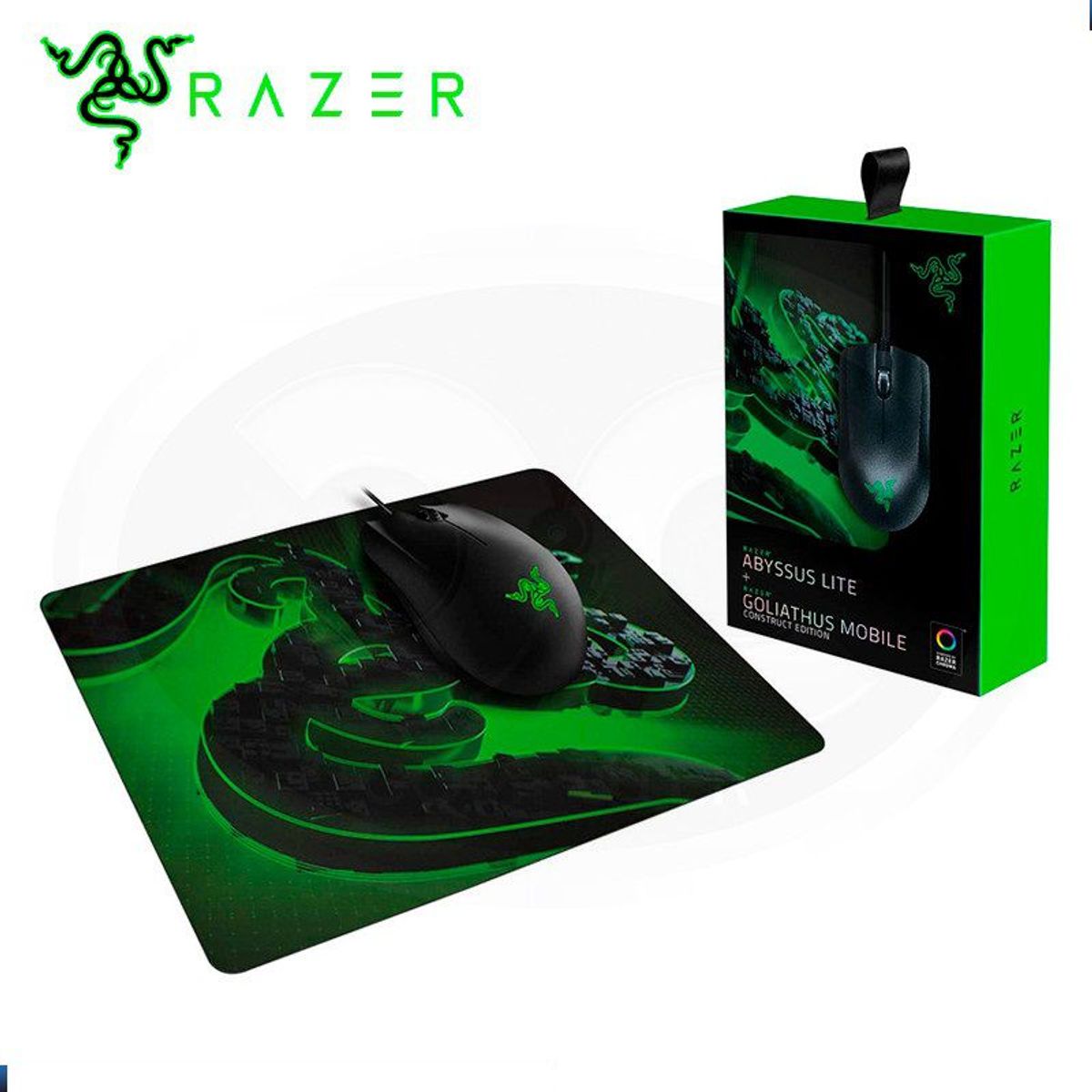 RAZER - Kit Mouse Razer  Pad Abyssus Lite Goliathus Mobile Gamer