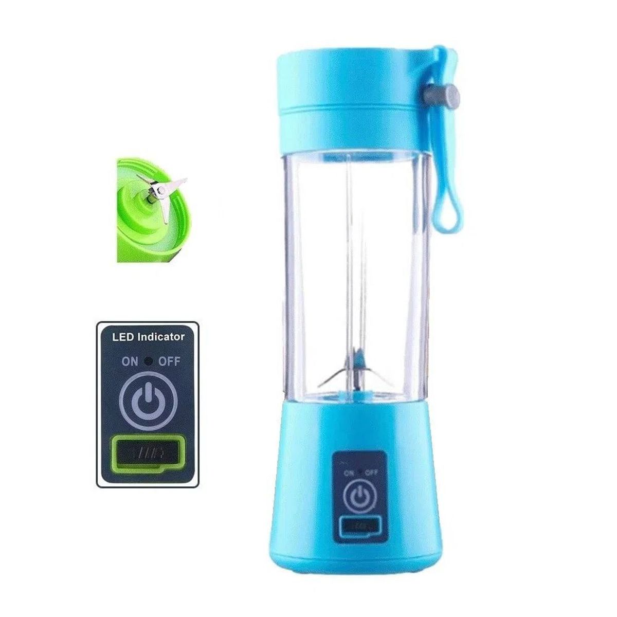 ITELSISTEM - Mini Licuadora Portatil Recargable 4 Aspas Itelsistem Calidad