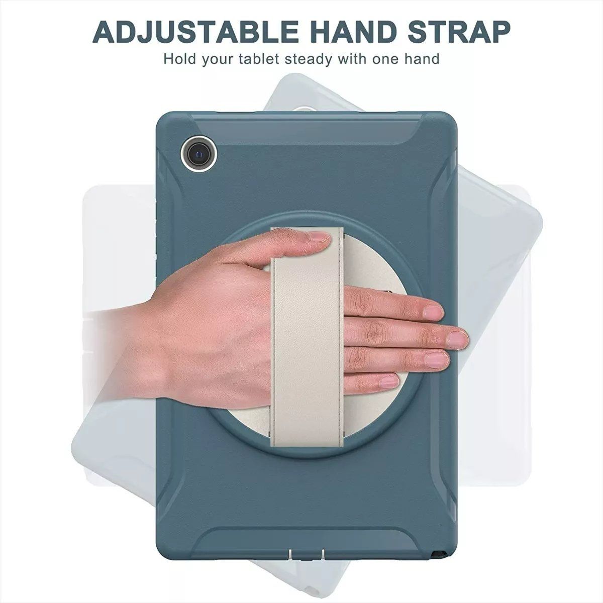 GENERICO - Funda Protector Armor para Tablet Samsung A8 10,5 SM-X200/X205 Rojo