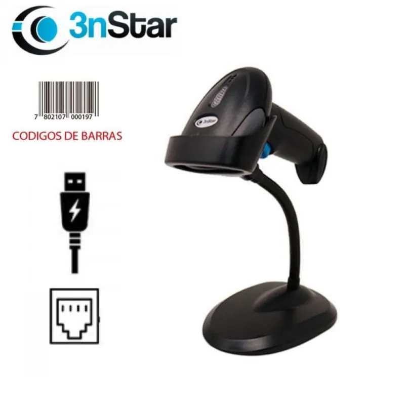 3NSTAR - Lectora 3NSTAR SC050 de codigos de barra 1D USB