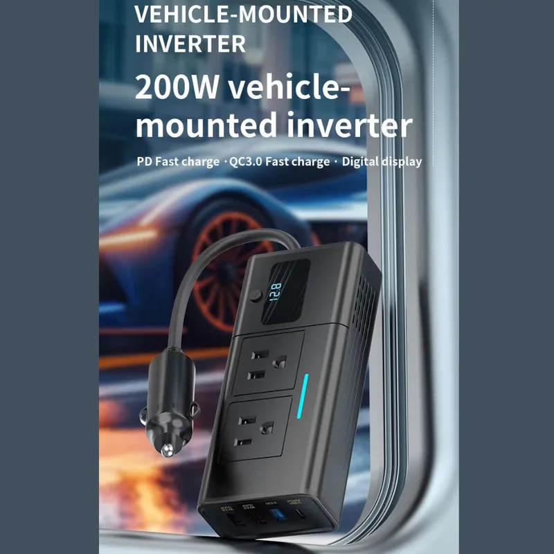 CARJOLLITY - Cargador inversor para cargar laptop en el auto o camioneta