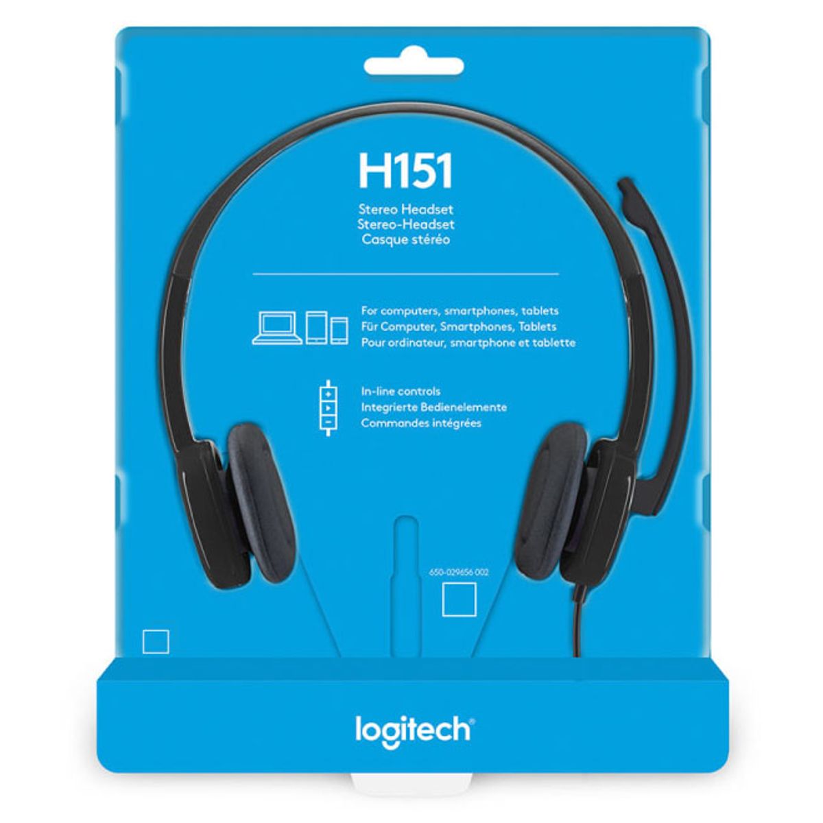 LOGITECH - Audifono Microfono Logitech H151 Para Laptop Call Center