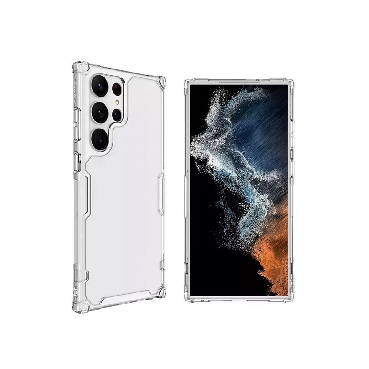 NILLKIN - Case Nillkin Nature Pro TPU Para Samsung S23 Ultra Clear