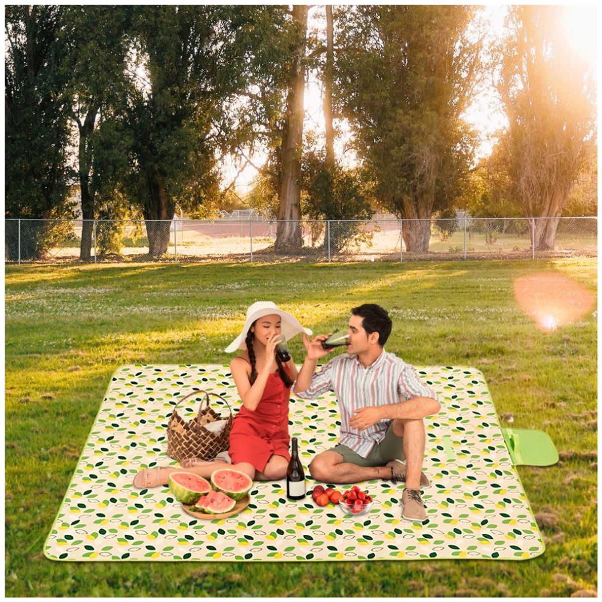 MINARI - Alfombra Manta para Picnic Camping Playa Portátil Impermeable XL VD 19M