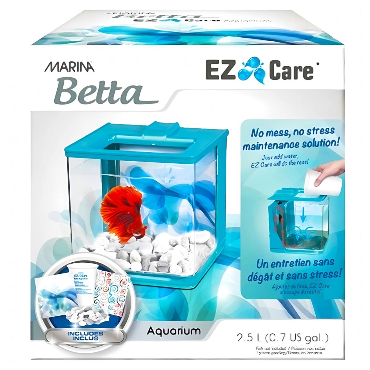 GENERICO - Bettera EZ Care sistema autolimpiante 16x16x16 cm azul Hagen