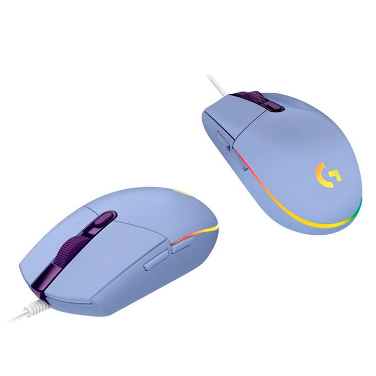 LOGITECH - Mouse Gamer Logitech G203 Lightsync Rgb Gaming Lila