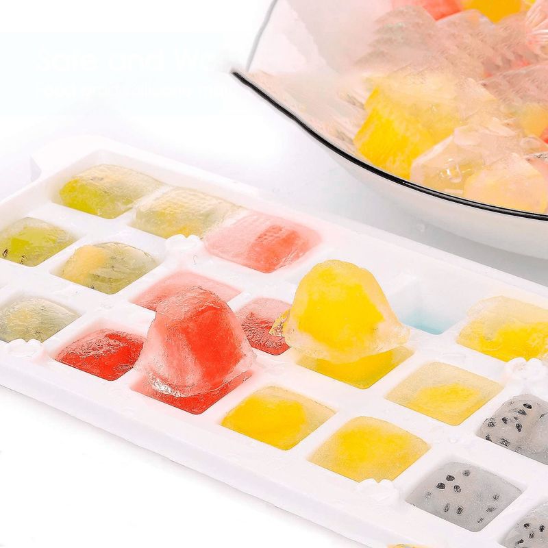 INSPIRA - Bandeja de Cubitos de Hielo con Base de Silicona