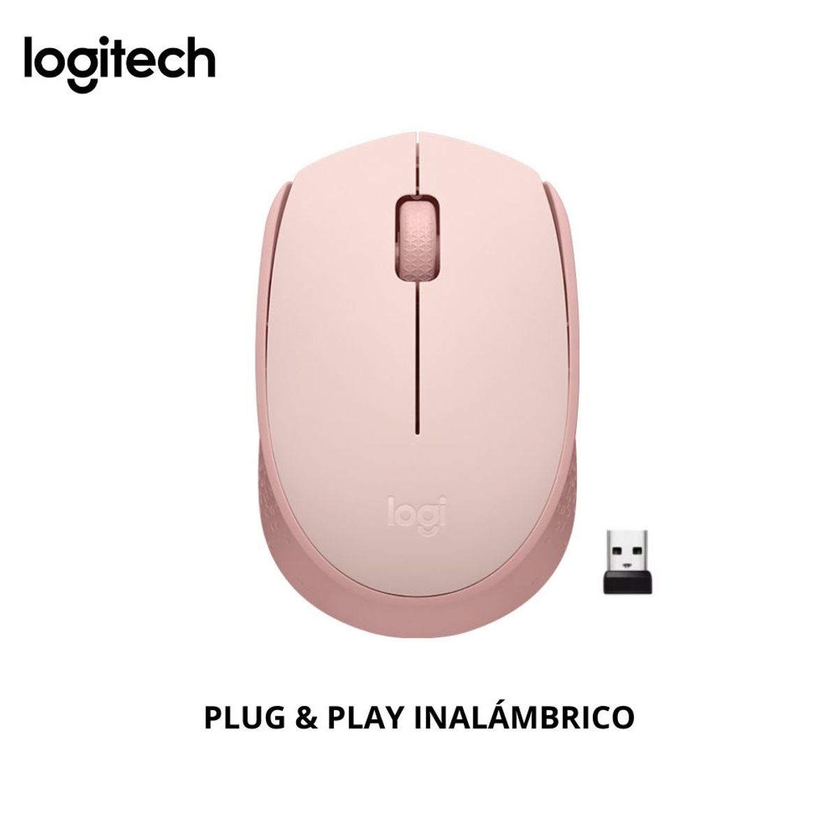LOGITECH - Mouse Inalámbrico Logitech M170 Rose